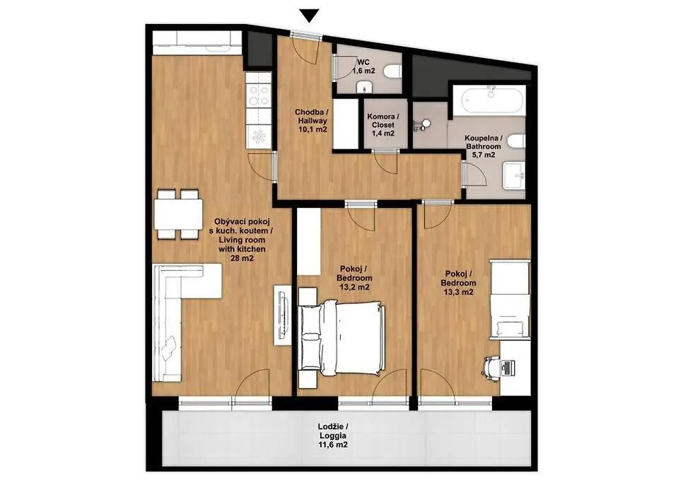 Luxury Apartment In Prague And Free Parking Czech Republic
